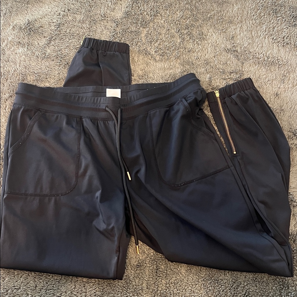 ZYIA Everywhere Zipper Joggers Black XL